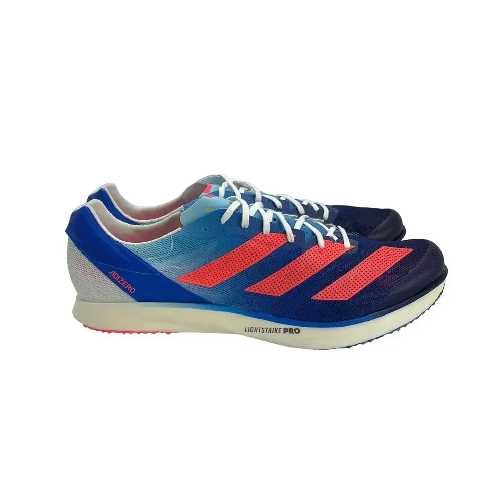 adidas Men's Adizero Avanti TYO Track Shoes Indigo Blue Turbo Size 12 New